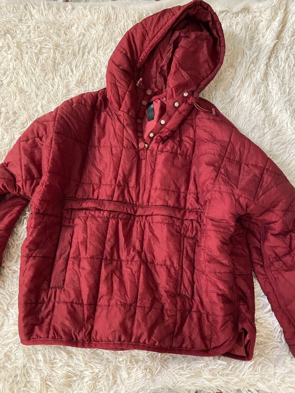 Burgundy Padded Coat
